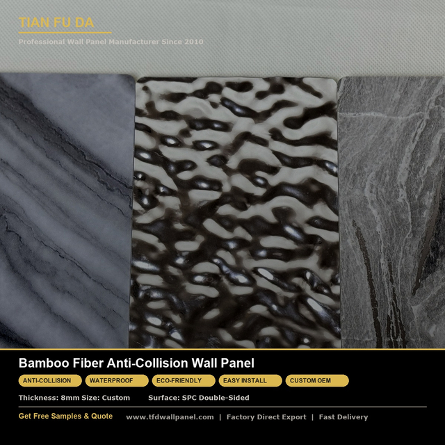 Carbon Crystal Yellow Core Wall Panel | High-Density Impact Protection Board for Commercial Interiors