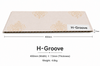 Elegant Beige H-Groove SPC Hollow Wall Panel Waterproof Decorative Ceiling Panel