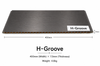 Modern Dark Gray H-Groove SPC Hollow Wall Panel Waterproof Interior Decorative Panel