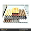 WPC fluted wall panel multiple color samples display