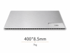 Silver SPC Hollow Wall Panel 400x8.5mm Modern Waterproof Interior Wall Panel