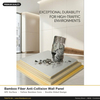 Carbon Crystal Yellow Core Wall Panel | High-Density Impact Protection Board for Commercial Interiors
