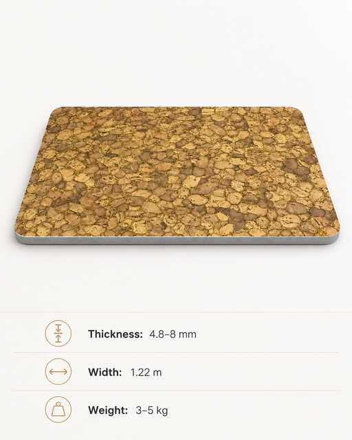 Warm gold carbon crystal wall panel with terrazzo texture, angled view showing the decorative surface and panel thickness