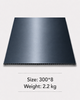 Dark blue metallic PVC ceiling panel, durable lightweight hollow ceiling panel for commercial interiors