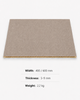 Taupe brown PVC wall panel with premium textured finish, waterproof hollow core panel for wall decoration.