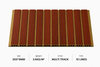 Luxury Wood Grain PVC Ceiling Panel Multi Track 10 Lines Decorative Wall Panel 300x8mm