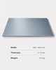 Blue gray PVC wall panel with lightweight hollow core for stylish interior wall cladding
