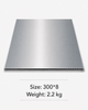 Silver metallic PVC ceiling panel, waterproof lightweight decorative ceiling board for modern interior ceilings