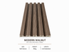Modern Walnut SPC Hollow Wall Panel Waterproof Decorative Interior Wall Cladding