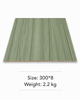 Green Wood Grain PVC Ceiling Panel 300x8mm Decorative Waterproof Ceiling Board