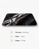 Black Marble Carbon Crystal Wall Panel with 4.8-8mm Thickness and 1.22m Width