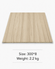 Light Oak Wood Grain PVC Ceiling Panel 300x8mm Modern Interior Ceiling Decoration