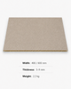 Beige PVC wall panel for interior decoration, lightweight hollow core, moisture resistant and durable.