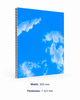 Blue sky cloud pattern PVC ceiling panel with lightweight hollow core design