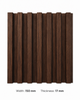 Dark Walnut Grille Wall Panel Decorative Fluted Wall Panel 150x17mm