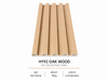 H192 Oak Wood SPC Hollow Wall Panel Waterproof Interior Decorative Wall Cladding