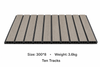 Light Grey Wood Grain PVC Decorative Wall Ceiling Panel