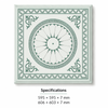 Green PVC Square Ceiling Panel Waterproof Decorative Ceiling Tile