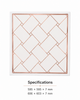 Rose Gold PVC Square Panel Decorative Interior Ceiling Tile Modern PVC Ceiling Board