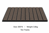 Dark Wood PVC Ceiling Wall Panel Modern Interior Cladding
