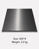 Dark gray metallic PVC ceiling panel with hollow-core structure for modern indoor ceiling decoration