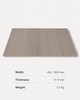 Grey Wood Grain PVC Wall Panel 400/600mm lightweight waterproof wall decoration panel