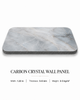 Blue gray Carbon Crystal Wall Panel with elegant stone texture, modern decorative wall board for interior wall covering and project supply