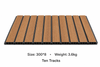 Brown Wood PVC Wall Panel Waterproof Decorative Ceiling Panel
