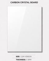 White Carbon Crystal Board High Gloss Bamboo Charcoal Wall Panel for Interior Decoration