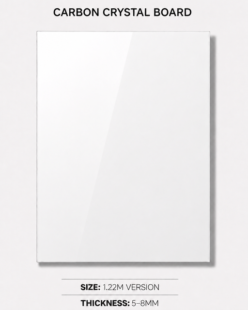 White Carbon Crystal Board High Gloss Bamboo Charcoal Wall Panel for Interior Decoration