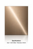 Luxury Champagne Gold Bamboo Charcoal Wood Veneer Decorative Wall Pane