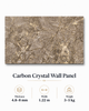 Beige gold carbon crystal wall panel with luxury stone texture for wall decoration