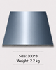 Blue gray metallic PVC ceiling panel, modern decorative PVC ceiling board with smooth metal finish