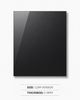 Black Carbon Crystal Board High Gloss Bamboo Charcoal Wall Panel for Luxury Interior Wall Decoration