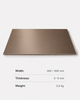 Mocha brown PVC wall panel waterproof decorative panel for home hotel and office walls